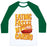 Virgin Teez  Baseball Tee Unisex Classic Baseball Tee / x-small / White/Dark Green EATING FAST IS MY CARDIO UNISEX CLASSIC BASEBALL TEE