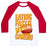 Virgin Teez  Baseball Tee Unisex Classic Baseball Tee / x-small / White/Red EATING FAST IS MY CARDIO UNISEX CLASSIC BASEBALL TEE