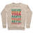 Virgin Teez  Pullover Crewneck Sweatshirt / x-small / Heathered Oatmeal EATING PIZZA IN YOGA PANTS IS AS CLOSE TO EXERCISE AS I'LL EVER GET CREWNECK SWEATSHIRT
