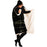 Dark Camouflage Pattern Plakat Hooded Blanket