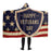 Free veterans day Hooded Blanket