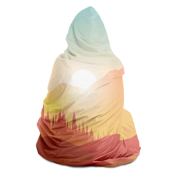 First Person Kayak Hooded Blanket