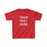 Personalized Kids Tee Shirt, Custom Kids Tee Shirt, With Your Own Text or Design, Handmade Custom Kids Heavy Cotton™ Tee
