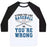 Virgin Teez  Baseball Tee Unisex Classic Baseball Tee / x-small / White/Black EITHER YOU LIKE BASEBALL OR YOU'RE WRONG UNISEX CLASSIC BASEBALL TEE