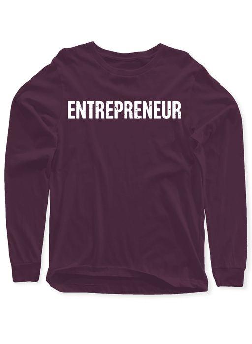 Virgin Teez T-shirt SMALL / Red Entrepreneur Full Sleeves T-shirt