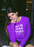 Virgin Teez Sweat Shirt Small Entrepreneur Nerd Purple Sweat Shirt