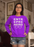 Virgin Teez Sweat Shirt Small Entrepreneur Nerd Purple Sweat Shirt