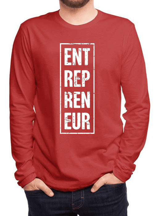 Virgin Teez T-shirt SMALL / Black Entrepreneur Vertical Full Sleeves T-shirt.