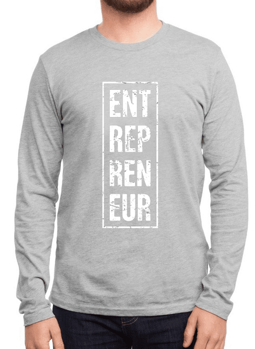 Virgin Teez T-shirt SMALL / Black Entrepreneur Vertical Full Sleeves T-shirt.