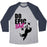 Virgin Teez  Baseball Tee Unisex Tri-Blend Baseball Tee / small / Athletic Gray / Navy EPIC WORKOUT UNISEX TRI-BLEND BASEBALL TEE