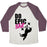 Virgin Teez  Baseball Tee Unisex Tri-Blend Baseball Tee / small / Oatmeal / Maroon EPIC WORKOUT UNISEX TRI-BLEND BASEBALL TEE