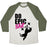 Virgin Teez  Baseball Tee Unisex Tri-Blend Baseball Tee / small / Oatmeal / Moss EPIC WORKOUT UNISEX TRI-BLEND BASEBALL TEE
