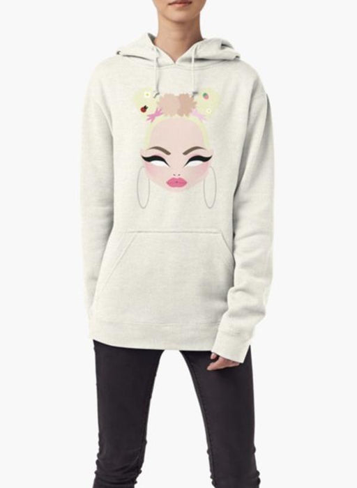 Farhan Ahmed Sweat Shirt Medium Erika Jayne's Tokyo Fantasy WOMEN HOODIE GRAY