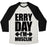 Virgin Teez  Baseball Tee Unisex Tri-Blend Baseball Tee / small / Oatmeal / Black ERRY DAY I'M MUSCLIN' UNISEX TRI-BLEND BASEBALL TEE