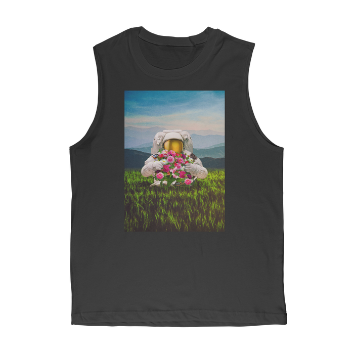 VIRGIN TEEZ Tank Top Black / Unisex / S Escape the Universe Premium Adult Muscle Top