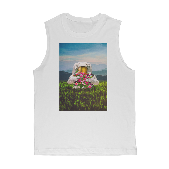 VIRGIN TEEZ Tank Top White / Unisex / S Escape the Universe Premium Adult Muscle Top