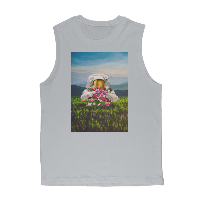 VIRGIN TEEZ Tank Top Light Grey / Unisex / S Escape the Universe Premium Adult Muscle Top