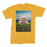 VIRGIN TEEZ Men T-Shirts Gold / Male / S Escape the Universe Premium Jersey Men's T-Shirt