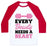 Virgin Teez  Baseball Tee Unisex Classic Baseball Tee / x-small / White/Red EVERY BEAUTY NEEDS A BEAST UNISEX CLASSIC BASEBALL TEE