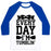 Virgin Teez  Baseball Tee Unisex Classic Baseball Tee / x-small / White/Blue EVERY DAY I'M TUMBLIN' UNISEX CLASSIC BASEBALL TEE