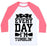 Virgin Teez  Baseball Tee Unisex Classic Baseball Tee / x-small / White/Neon Pink EVERY DAY I'M TUMBLIN' UNISEX CLASSIC BASEBALL TEE