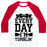 Virgin Teez  Baseball Tee Unisex Classic Baseball Tee / x-small / White/Red EVERY DAY I'M TUMBLIN' UNISEX CLASSIC BASEBALL TEE