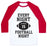Virgin Teez  Baseball Tee Unisex Classic Baseball Tee / x-small / White/Red EVERY NIGHT IS FOOTBALL NIGHT UNISEX CLASSIC BASEBALL TEE