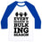 Virgin Teez  Baseball Tee Unisex Classic Baseball Tee / x-small / White/Blue EVERY SEASON IS BULKING SEASON UNISEX CLASSIC BASEBALL TEE
