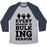 Virgin Teez  Baseball Tee Unisex Tri-Blend Baseball Tee / small / Athletic Gray / Navy EVERY SEASON IS BULKING SEASON UNISEX TRI-BLEND BASEBALL TEE