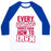 Virgin Teez  Baseball Tee Unisex Classic Baseball Tee / x-small / White/Blue EVERY WOMAN SHOULD KNOW HOW TO IRON UNISEX CLASSIC BASEBALL TEE