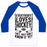 Virgin Teez  Baseball Tee Unisex Classic Baseball Tee / x-small / White/Blue EVERYBODY LOVES HOCKEY THEY JUST DON'T KNOW IT YET UNISEX CLASSIC BASEBALL TEE