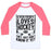 Virgin Teez  Baseball Tee Unisex Classic Baseball Tee / x-small / White/Neon Pink EVERYBODY LOVES HOCKEY THEY JUST DON'T KNOW IT YET UNISEX CLASSIC BASEBALL TEE