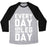 Virgin Teez  Baseball Tee Unisex Tri-Blend Baseball Tee / small / Athletic Gray / Black EVERYDAY IS LEG DAY! UNISEX TRI-BLEND BASEBALL TEE
