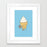 Deny Designs Framed Art Prints 8" x 11" / Black Everyone Poops (Blue) Frame