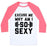 Virgin Teez  Baseball Tee Unisex Classic Baseball Tee / x-small / White/Neon Pink EXCUSE ME WHY AM I SO SEXY UNISEX CLASSIC BASEBALL TEE