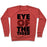Virgin Teez  Pullover Crewneck Sweatshirt / x-small / Heathered Red EYE OF THE TIGER CREWNECK SWEATSHIRT