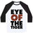Virgin Teez  Baseball Tee Unisex Classic Baseball Tee / x-small / White/Black EYE OF THE TIGER UNISEX CLASSIC BASEBALL TEE