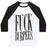Virgin Teez  Baseball Tee Unisex Classic Baseball Tee / x-small / White/Black F*** BURPEES UNISEX CLASSIC BASEBALL TEE