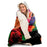 Frida Kahlo Lovers Hooded Blanket