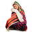 Colourful Tropical Leaves Hooded Blanket