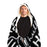 Abstract Pattren Hooded Blanket