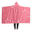 Simple Geometric Pattern Hooded Blanket