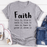 Faith Love It Live It Tee