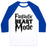 Virgin Teez  Baseball Tee Unisex Classic Baseball Tee / x-small / White/Blue FANTASTIC BEAST MODE PARODY UNISEX CLASSIC BASEBALL TEE