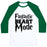 Virgin Teez  Baseball Tee Unisex Classic Baseball Tee / x-small / White/Dark Green FANTASTIC BEAST MODE PARODY UNISEX CLASSIC BASEBALL TEE