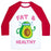 Virgin Teez  Baseball Tee Unisex Classic Baseball Tee / x-small / White/Red FAT AND HEALTHY UNISEX CLASSIC BASEBALL TEE