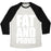 Virgin Teez  Baseball Tee Unisex Tri-Blend Baseball Tee / small / Oatmeal / Black FAT AND PROUD UNISEX TRI-BLEND BASEBALL TEE