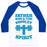 Virgin Teez  Baseball Tee Unisex Classic Baseball Tee / x-small / White/Blue FATHER SON & THE SWOLEY SPIRIT UNISEX CLASSIC BASEBALL TEE