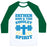 Virgin Teez  Baseball Tee Unisex Classic Baseball Tee / x-small / White/Dark Green FATHER SON & THE SWOLEY SPIRIT UNISEX CLASSIC BASEBALL TEE