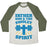 Virgin Teez  Baseball Tee Unisex Tri-Blend Baseball Tee / small / Oatmeal / Moss FATHER SON & THE SWOLEY SPIRIT UNISEX TRI-BLEND BASEBALL TEE